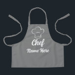 Personalised Chef Name Cooking Love Baking Custom Apron<br><div class="desc">Personalised Chef Name Cooking Love Baking Custom Apron</div>