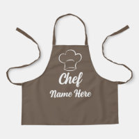 Personalised Chef Name Cooking Love Baking Custom