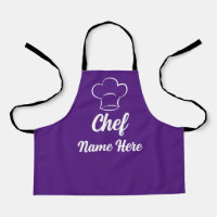 Personalised Chef Name Cooking Love Baking Custom