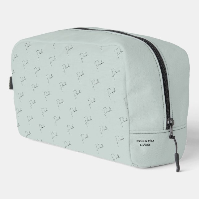 Personalised Chic  Dopp Kit (Right Corner)