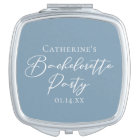 Personalised Chic Dusty Blue Bachelorette Party
