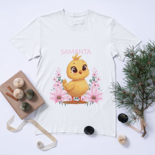 Personalised Chick Kids T-Shirt (Creator Uploaded)