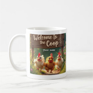 Personalised Chicken Coop Mug – Welcome to the Coo