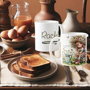 Personalised Child of God daisy girl Coffee Mug