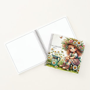 Personalised Child of God daisy girl Notebook