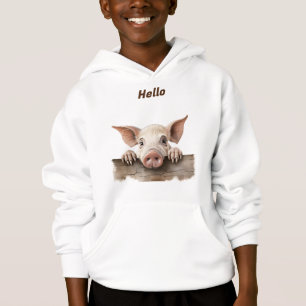 Personalised Child’s Farm Animals Baby Pig. Pig
