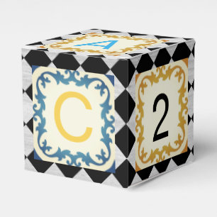 Personalised Children's Block Party Favour Box