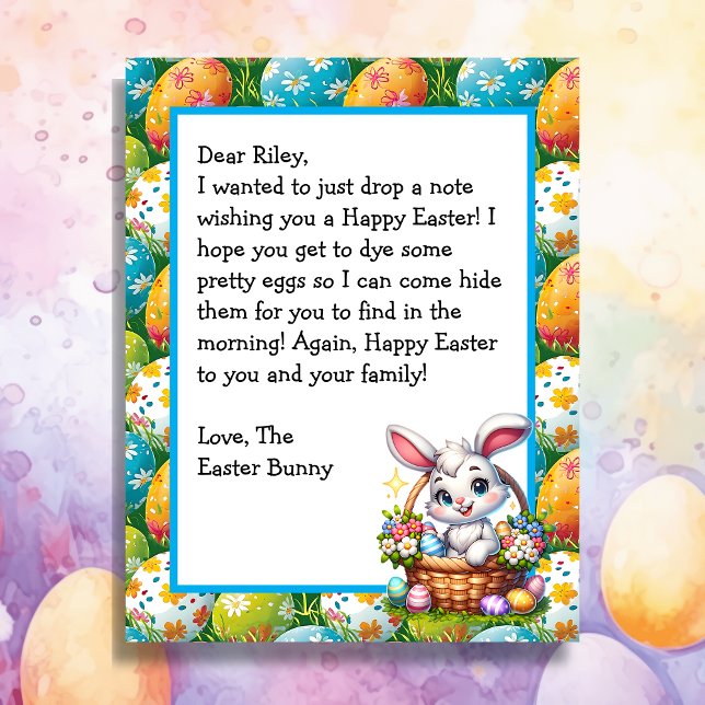 Personalised Children's Letter from Easter Bunny (Creator Uploaded)