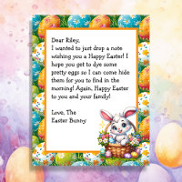 Personalised Children's Letter from Easter Bunny