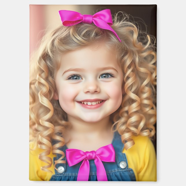 Personalised Child's Photo  Magnet (Front)