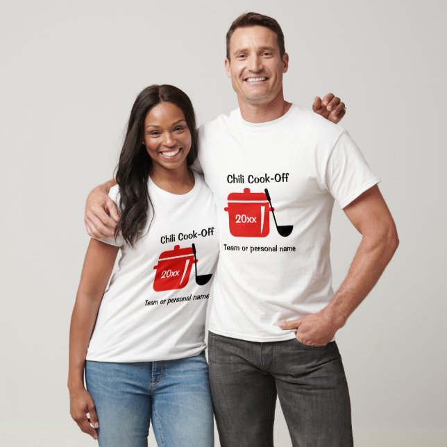 Personalised Chilli Cook-Off T-Shirt (Unisex)