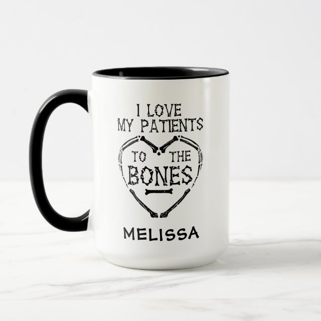 Personalised Chiropractor Practice Name Mug (Left)