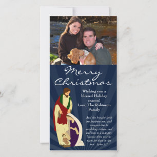 Personalised Christian Christmas Photo Cards