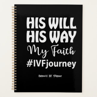 Personalised Christian "His Will" IVF/Infertility Planner