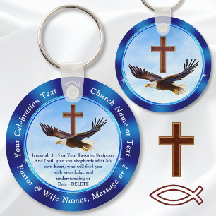 Personalised, Christian Party Favours for Adults Key Ring