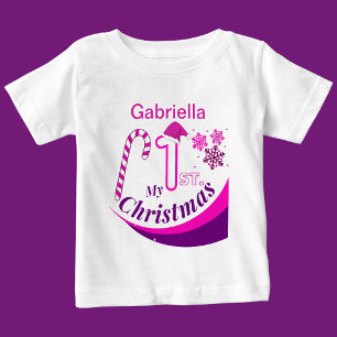 Personalised Christmas Baby "My 1st Christmas" T-Shirt