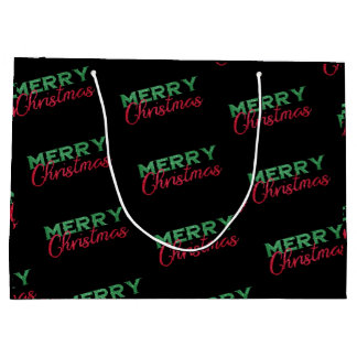 Personalised Christmas Bag, Christmas Party  Large Gift Bag