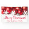 Personalised Christmas Banner Red Tree Ornaments