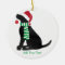 Personalised Christmas Black Lab Holiday Dog