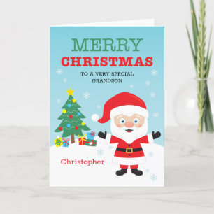 Personalised Christmas Card for Kids