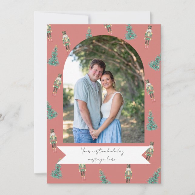 Personalised  Christmas Card - Nutcracker  (Front)