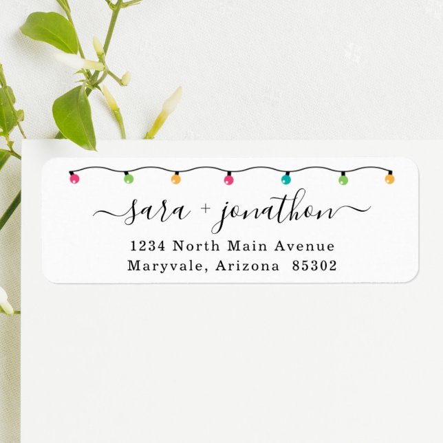 Personalised Christmas Card Return Address Labels (Creator Uploaded)