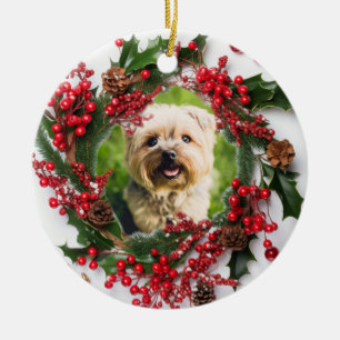 Personalised Christmas  Ceramic Tree Decoration