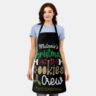 Personalised Christmas Cookie All-Over Print Apron