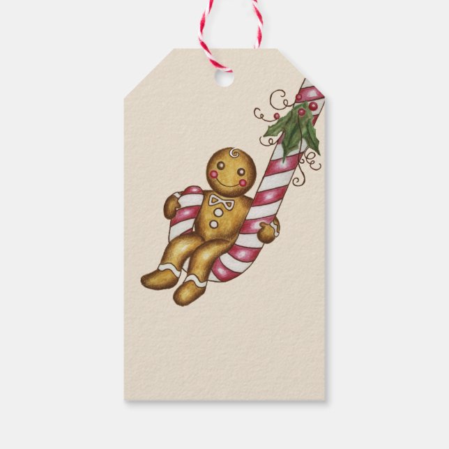 Personalised Christmas Cookies Gift Tag (Back)