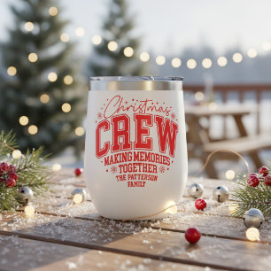Personalised Christmas Crew Family Name
