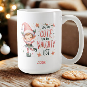 Personalised Christmas Elf Mug