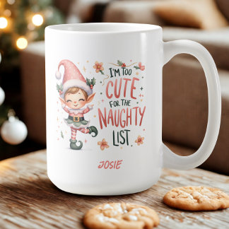 Personalised Christmas Elf Mug