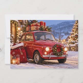 Personalised Christmas Family Name Holiday Card
