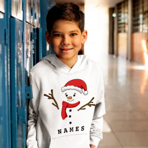 Personalised Christmas Funny Snowman Kid Boy