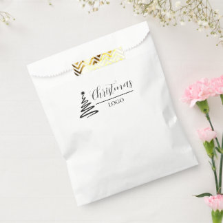 Personalised Christmas Gift Custom Modern T-Shirt Favour Bags