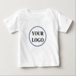 Personalised Christmas Gift Customised Idea LOGO Baby T-Shirt<br><div class="desc">Add Your Logo Here_Christmas Holiday Gift
You can customise it with your photo,  logo or with your text.  You can place them as you like on the customisation page. Funny,  unique,  pretty,  or personal,  it's your choice.</div>
