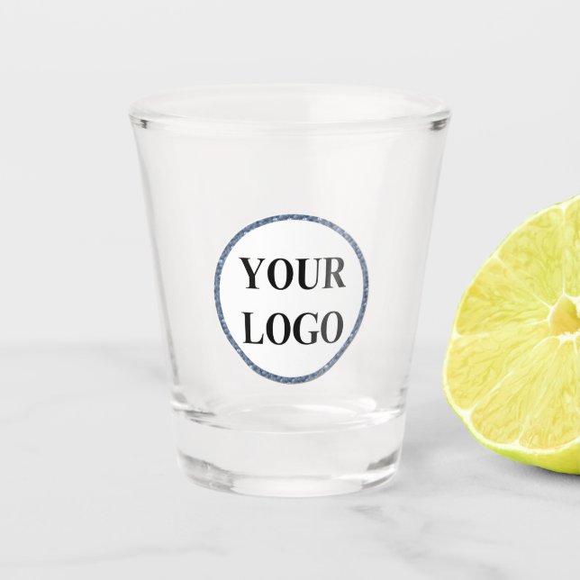 Personalised Christmas Gift Customised Idea LOGO Shot Glass (Front)