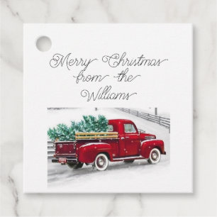 Personalised Christmas gift tag