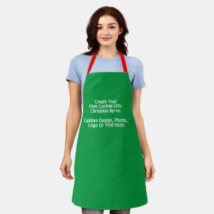 Personalised Christmas Gifts, Custom Create Gift Apron