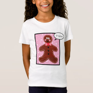Personalised Christmas Gingerbread Man T-Shirt