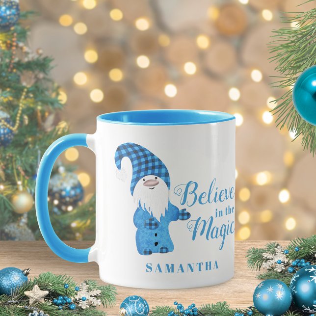 Personalised Christmas Gnome Winter Holidays Mug (Creator Uploaded)