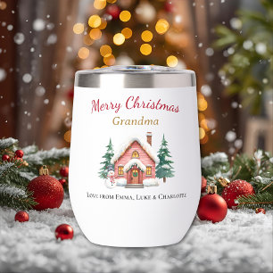 Personalised Christmas Grandma Tumbler Gift