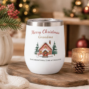 Personalised Christmas Grandma Tumbler Gift