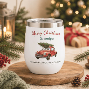 Personalised Christmas Grandpa Tumbler Gift