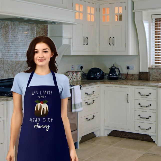 Personalised Christmas Head Chef Apron (Creator Uploaded)