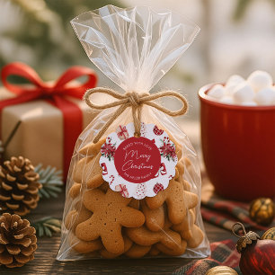 Personalised Christmas Holiday Cookie Baking  Favour Tags