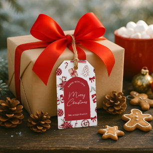 Personalised Christmas Holiday Cookie Baking Gift Tags