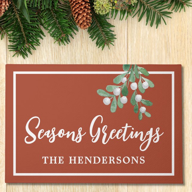 Personalised Christmas Holiday Doormat (Creator Uploaded)