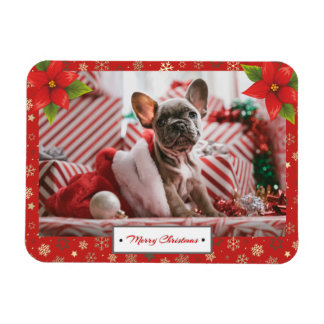 Personalised Christmas Holidays Photo Magnet