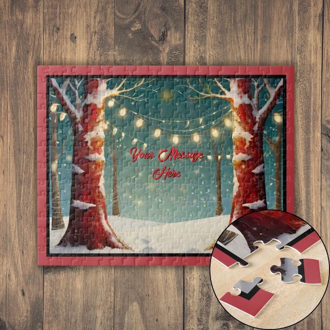 Personalised Christmas Jigsaw Puzzle (Personalized Christmas Jigsaw Puzzle)